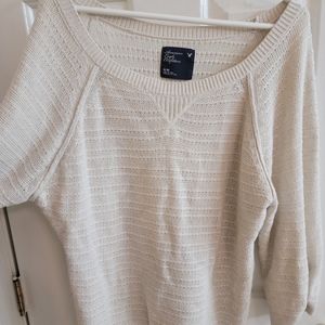 Off the shoulder sweater